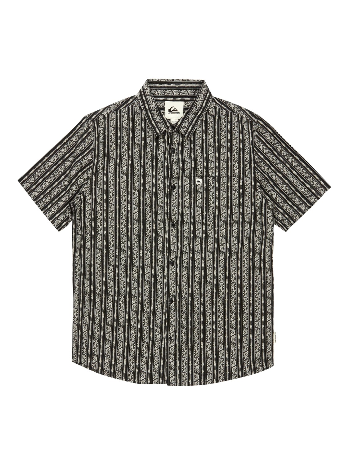 

QUIKSILVER Рубашка на пуговицах Regular fit 'Street Way' в черном цвете