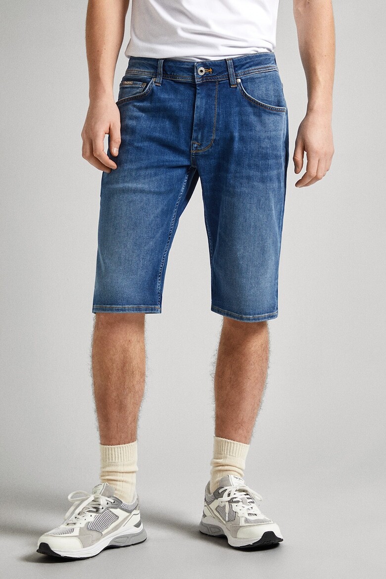 

Джинсовые шорты-бермуды с 5 карманами Pepe Jeans London, синий
