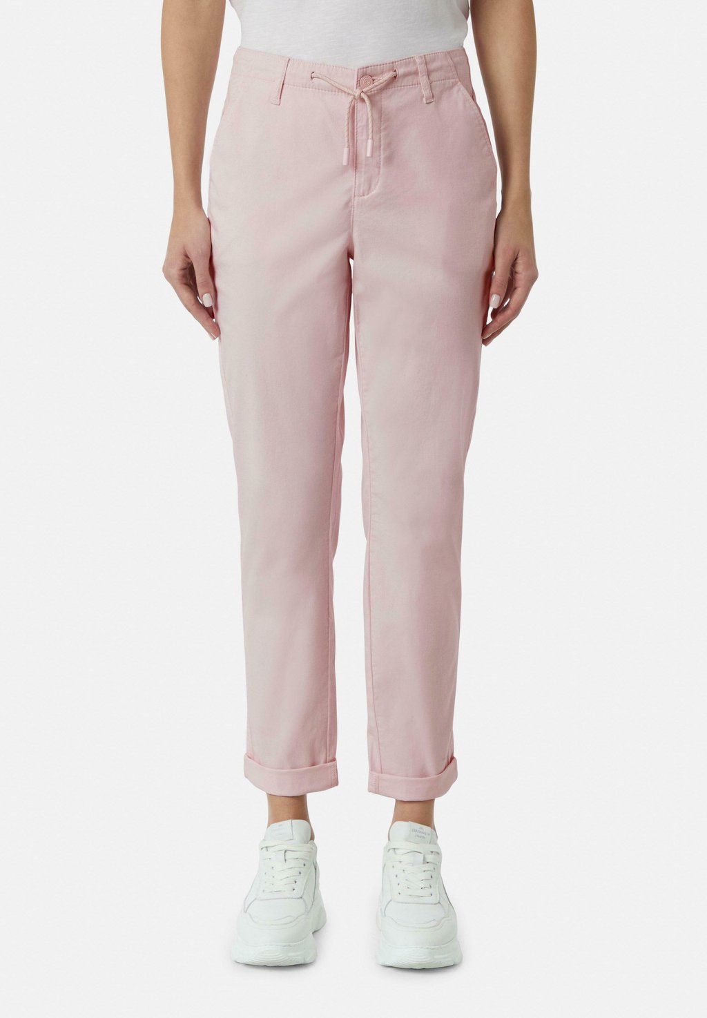 

Брюки EXTENSIBLE TEINT EN PIÈCE À CORDON COULISSANT comma casual identity, светло-розовый
