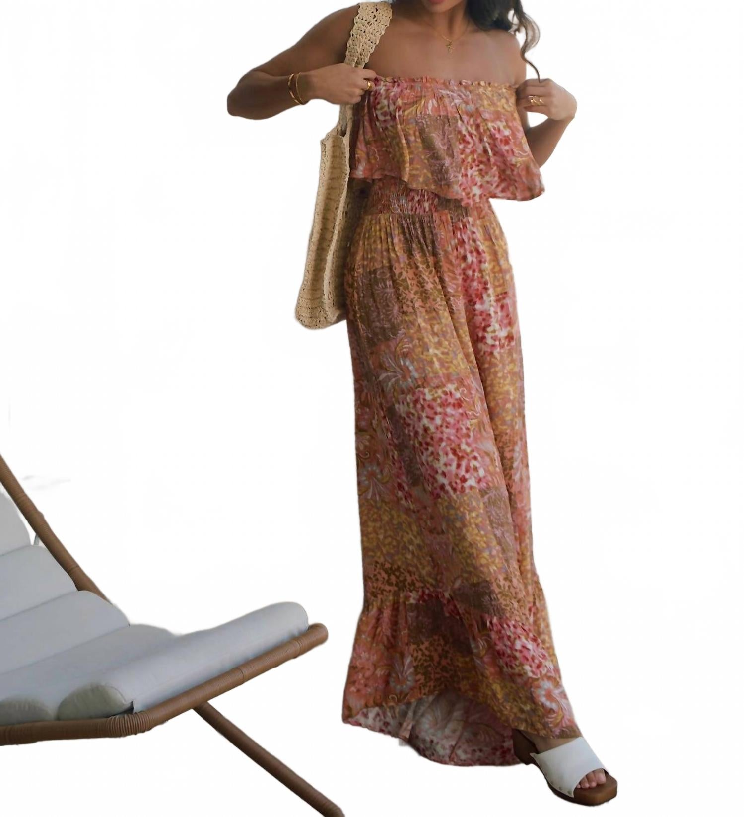 

Алтон Комбинезон с широкими штанинами в цветочном принте Illa Illa, Floral