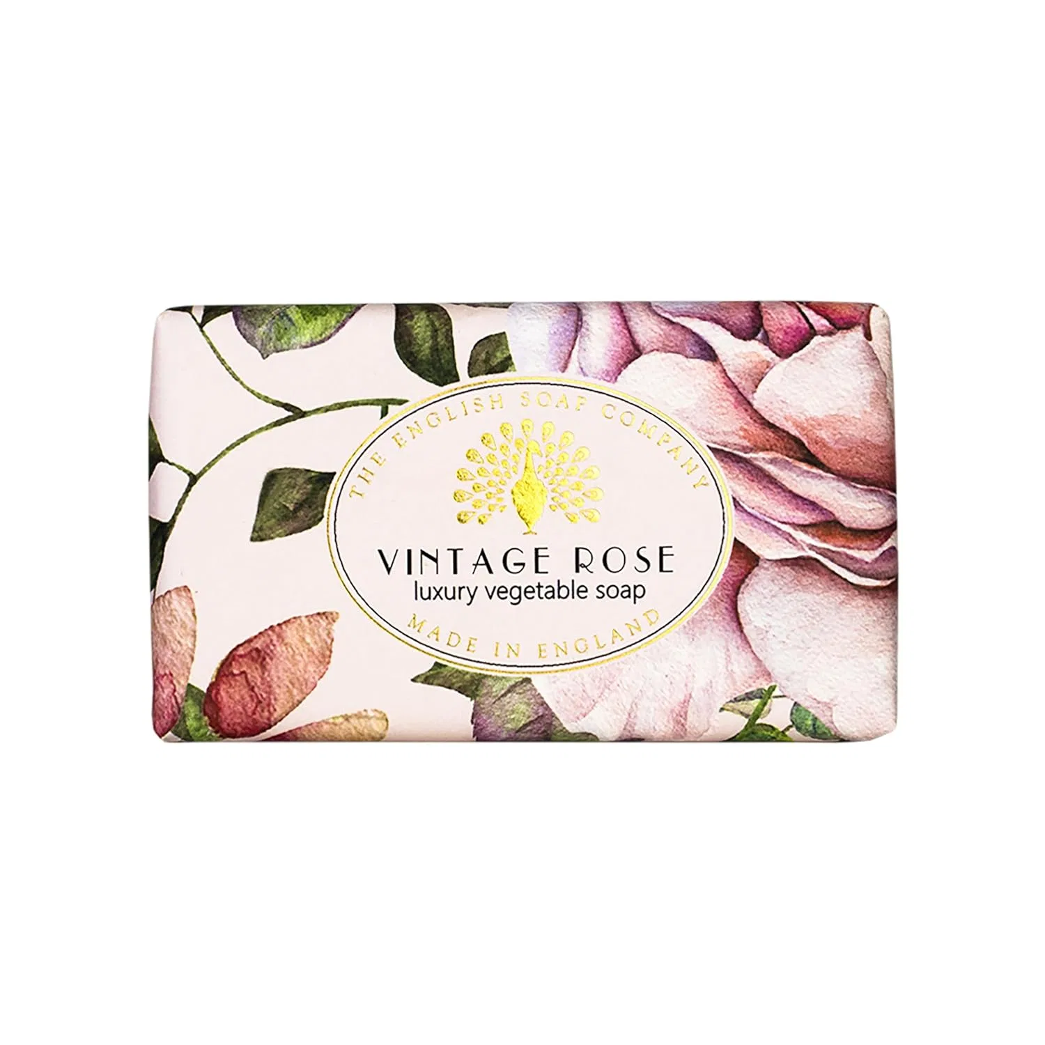 Мыло Vintage Wrapped Soap с ароматом винтажной розы, 200 г The English Soap Company