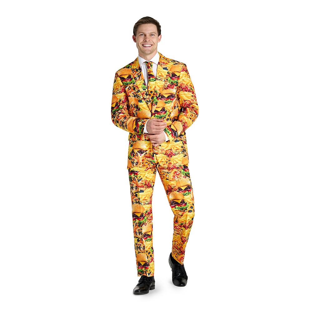 

Мужской комплект костюма и галстука Suitmeister Slim-Fit Snack Master, цвет Miscellaneous