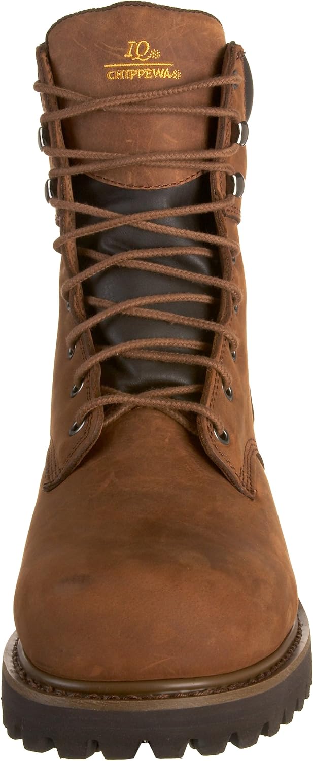 Мужские ботинки Chippewa 55025 Hador с стальным носком и утеплителем для лесорубов, Tough Bark — фото 2