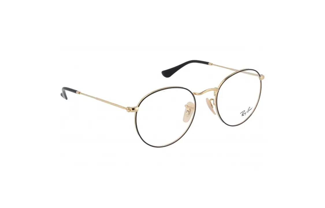 

Рей Бан круглые очки RayBan, черный/золотой