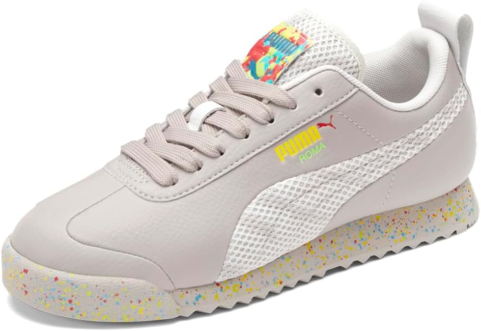 Кроссовки Puma Unisex-Child Roma, серый — фото 2