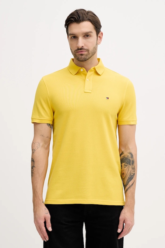 

Поло Tommy Hilfiger, желтый