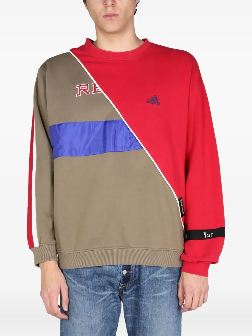 

Свитшот с логотипом и цветовым блоком 1/Off, красный