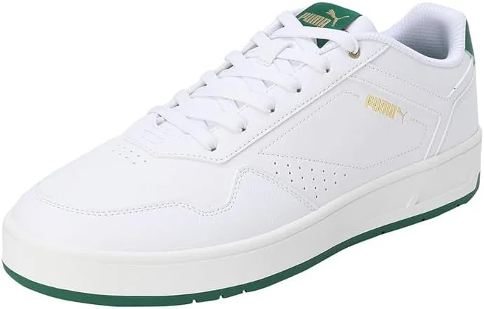 Мужские спортивные кроссовки Puma Court Classic 353780, белый/золотой