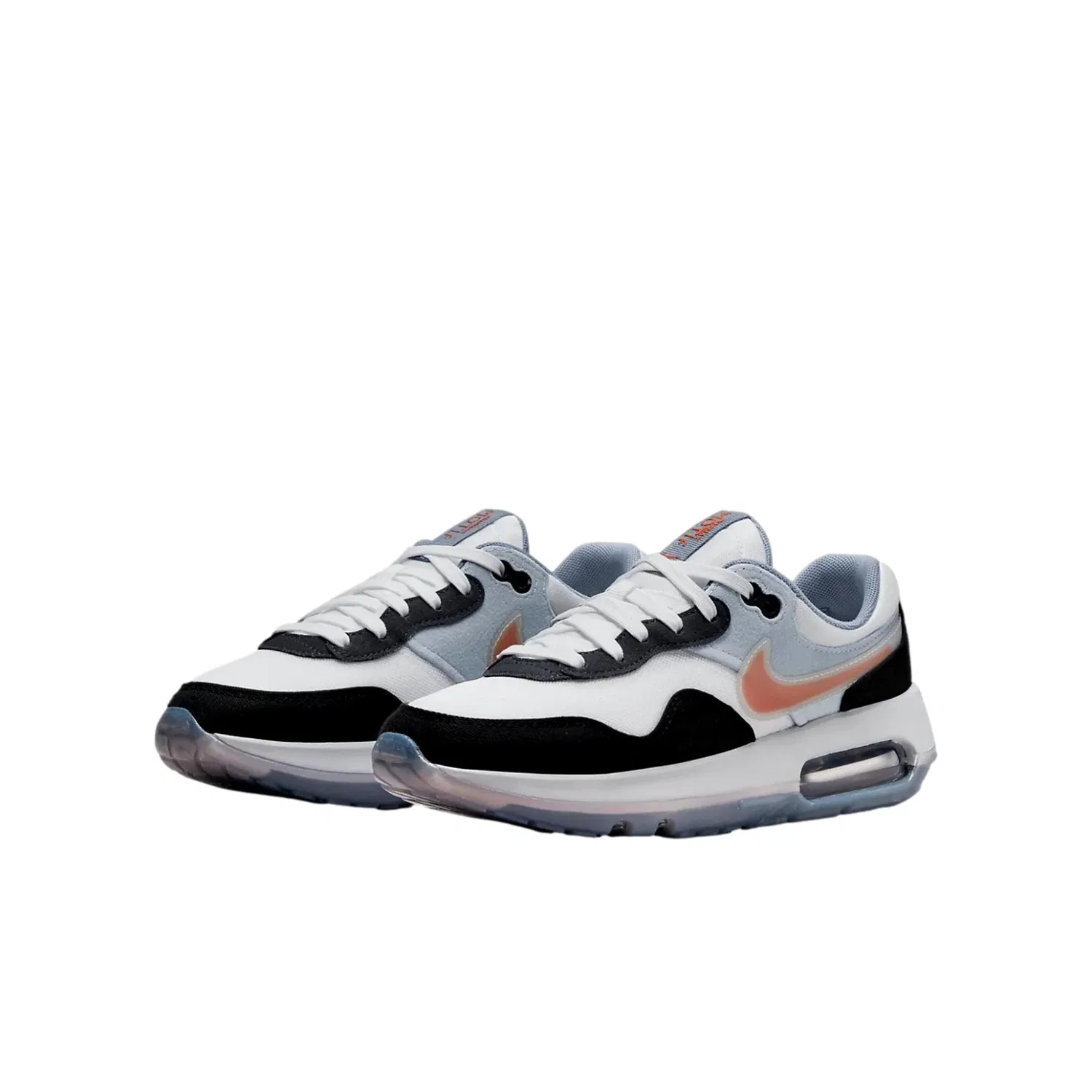 Кроссовки Nike Air Max Motif Next Nature White / Safety Orange - Black DZ2764-100 для школьников — фото 2