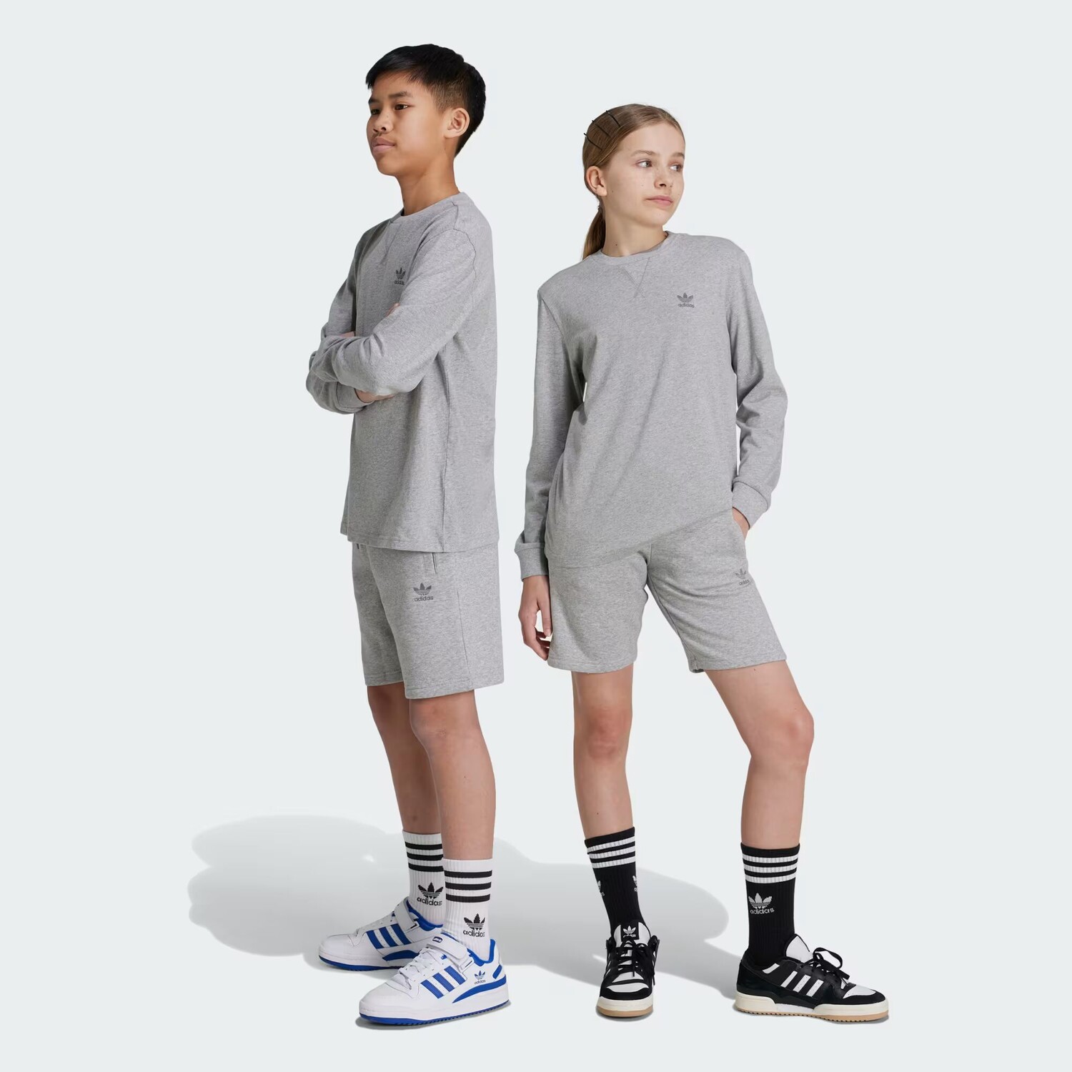 

Шорты Детские Adidas, цвет Medium Grey Heather