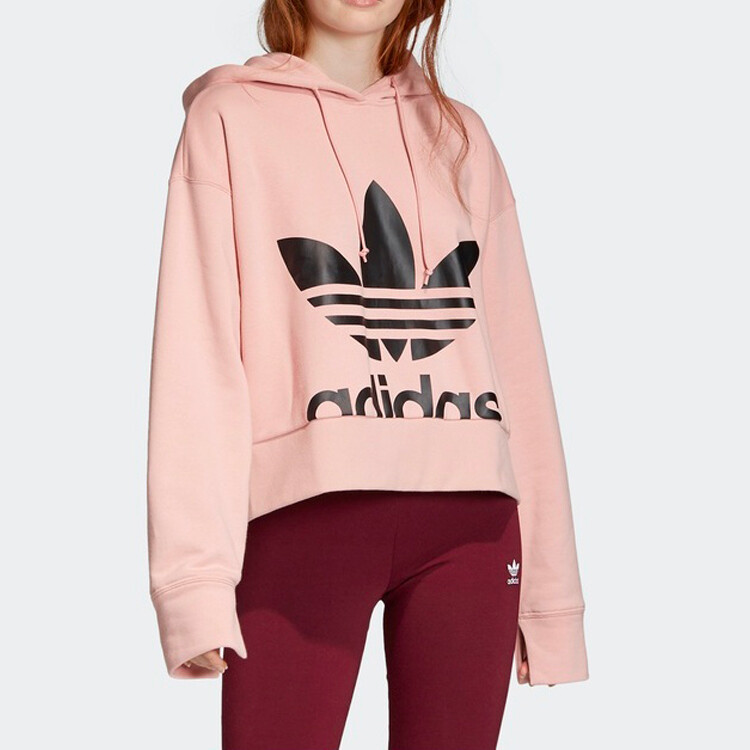 Свитшот женский яркий розовый Adidas Originals — фото 3