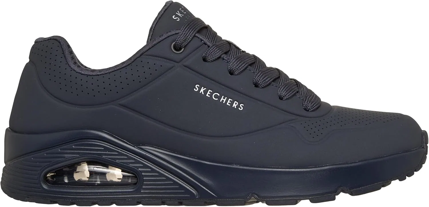 Мужские кроссовки Skechers Uno-Stand on Air, Dark Navy Blue — фото 4