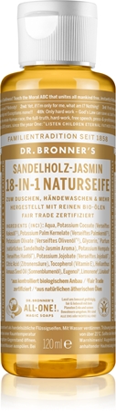 

Универсальное жидкое мыло Dr. Bronner’s Sandalwood & Jasmine, 120 ml
