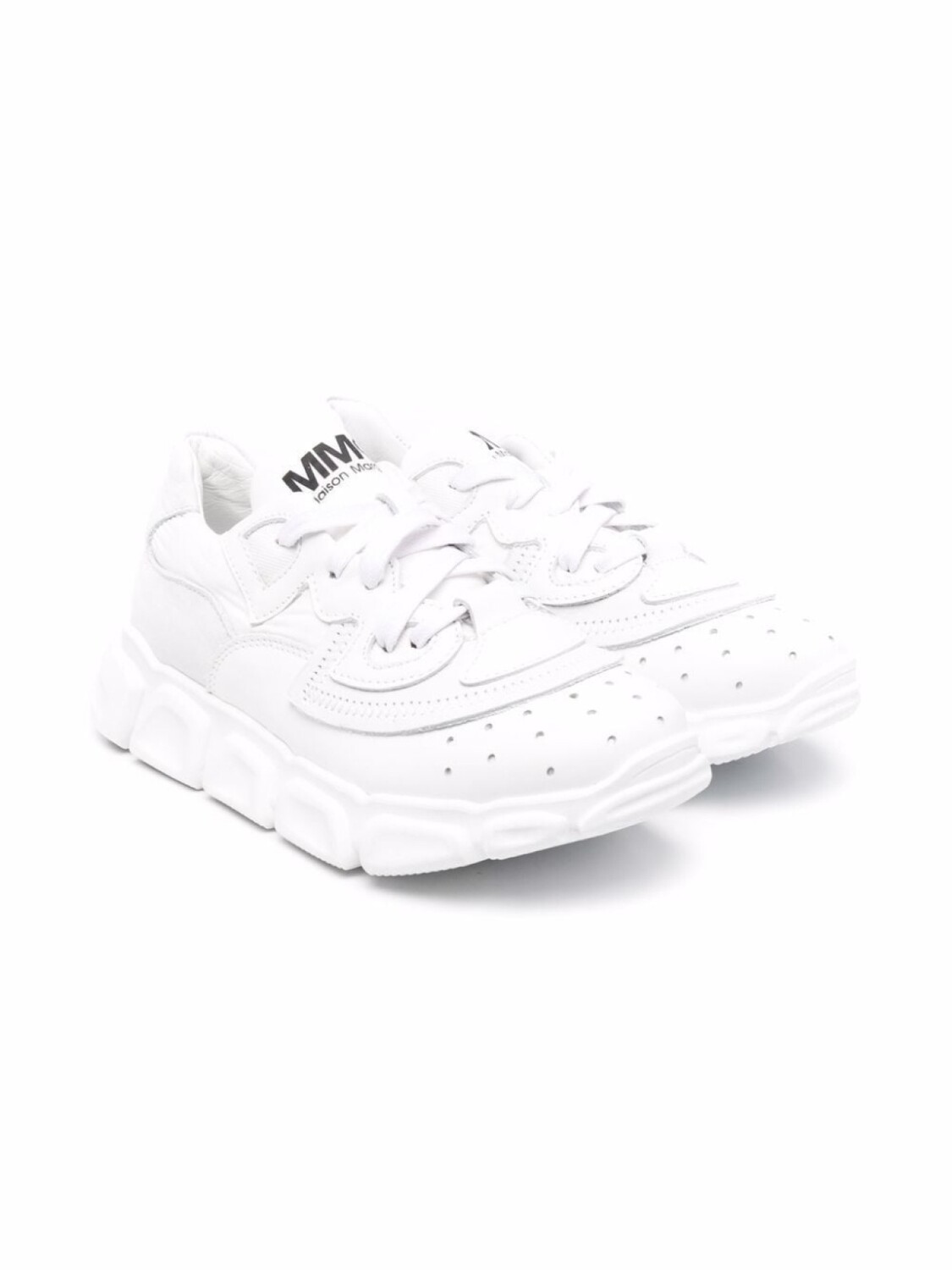 

MM6 Maison Margiela Kids кроссовки на шнуровке, белый