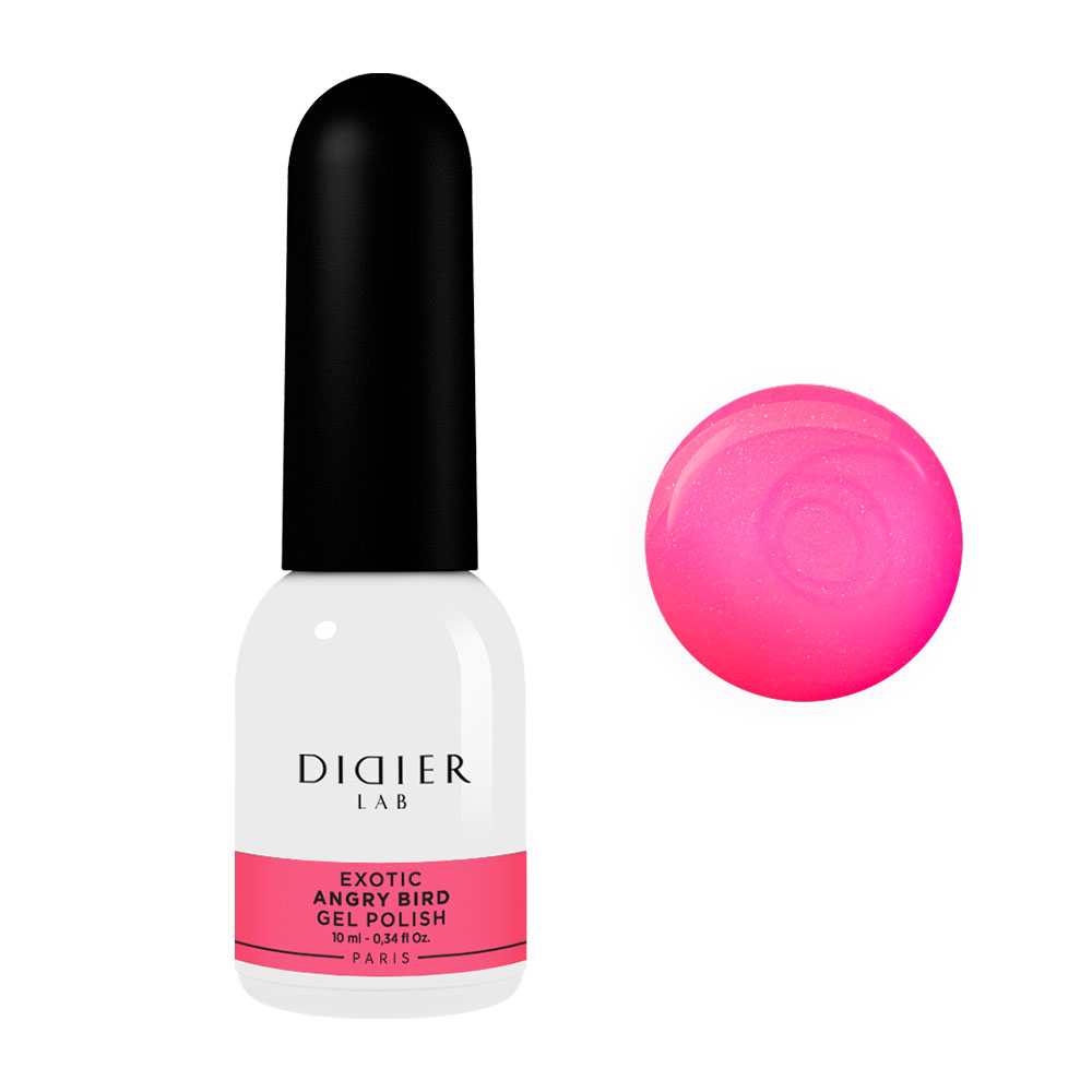

Гель-Лак для ногтей gel polish exotic Didier Lab, цвет angry bird, 10 мл