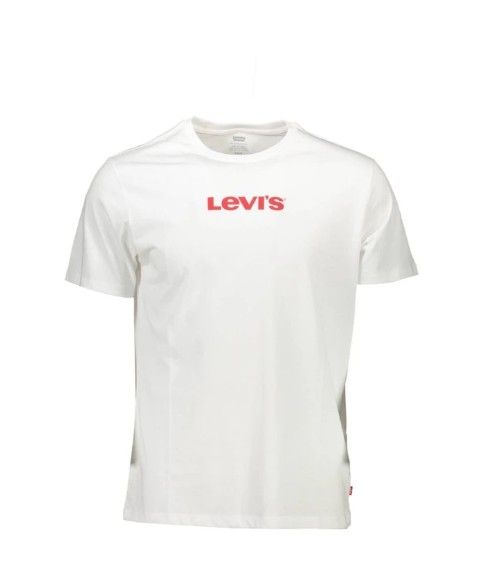 

Белая хлопковая мужская футболка Levi'S, белый