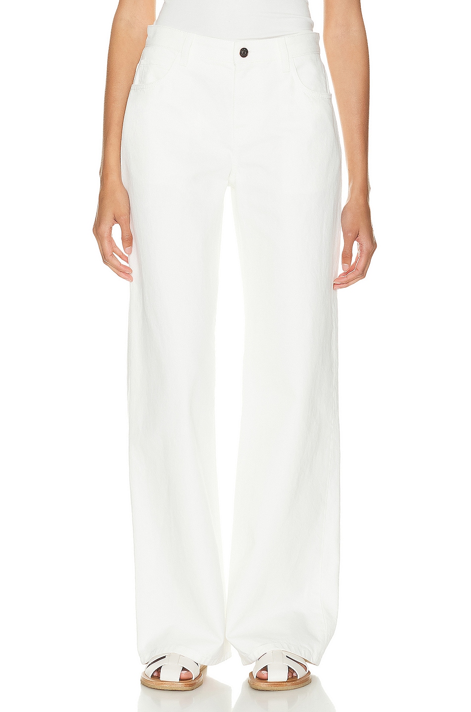 

Джинсы Eglitta Wide Leg The Row, White