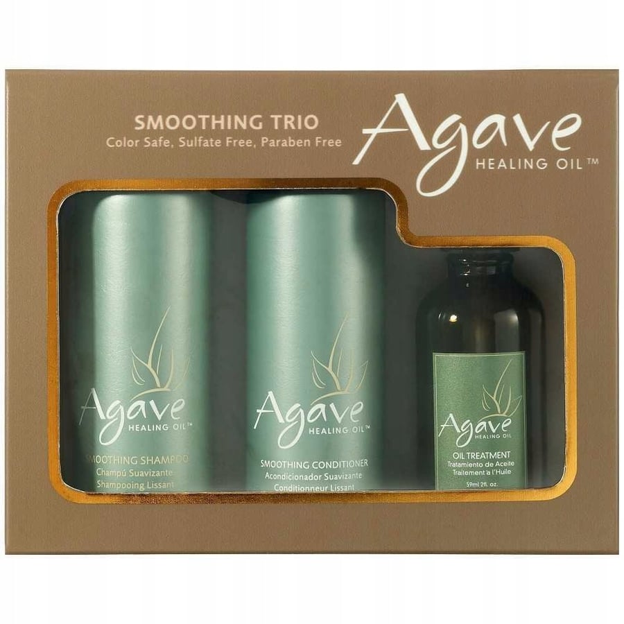 

AGAVE SET шампунь 89 мл кондиционер 89 мл масло 59 мл увлажнение разглаживание