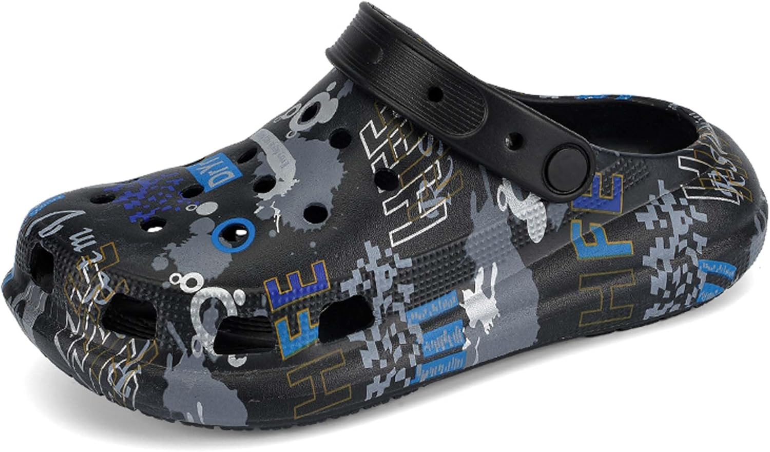 

Мужские и женские сабо Садовая обувь С поддержкой свода Стильные пляжные сандалии Нескользящие домашние тапочки Повседневные шлепанцы для душа Сандалии для прогулок на улице Generic, черный