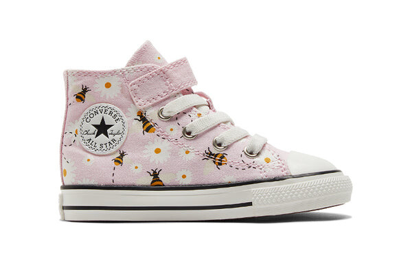 Кроссовки chuck taylor all star 1v canvas shoes pink Converse, розовый — фото 2