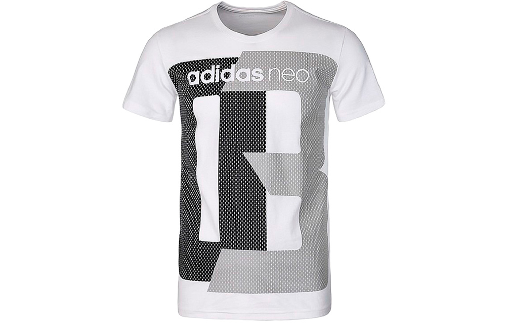Adidas Neo Футболка мужская белая — фото 2