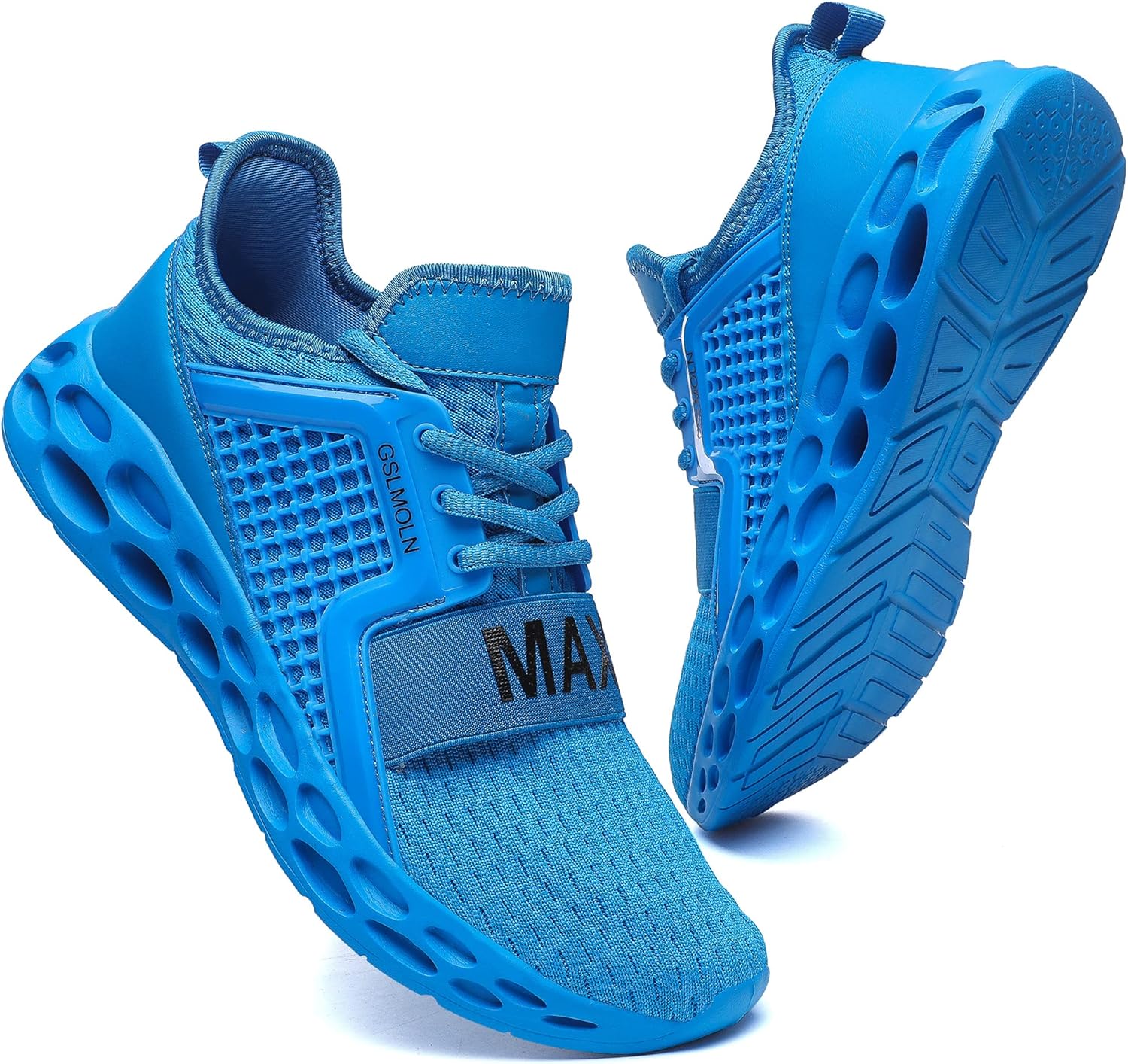 

Кроссовки для мужчин Jakcuz, спортивные для бега и ходьбы, модные, с нескользящей подошвой, легкие и удобные, для тенниса, спорта, фитнеса и тренажерного зала, синий