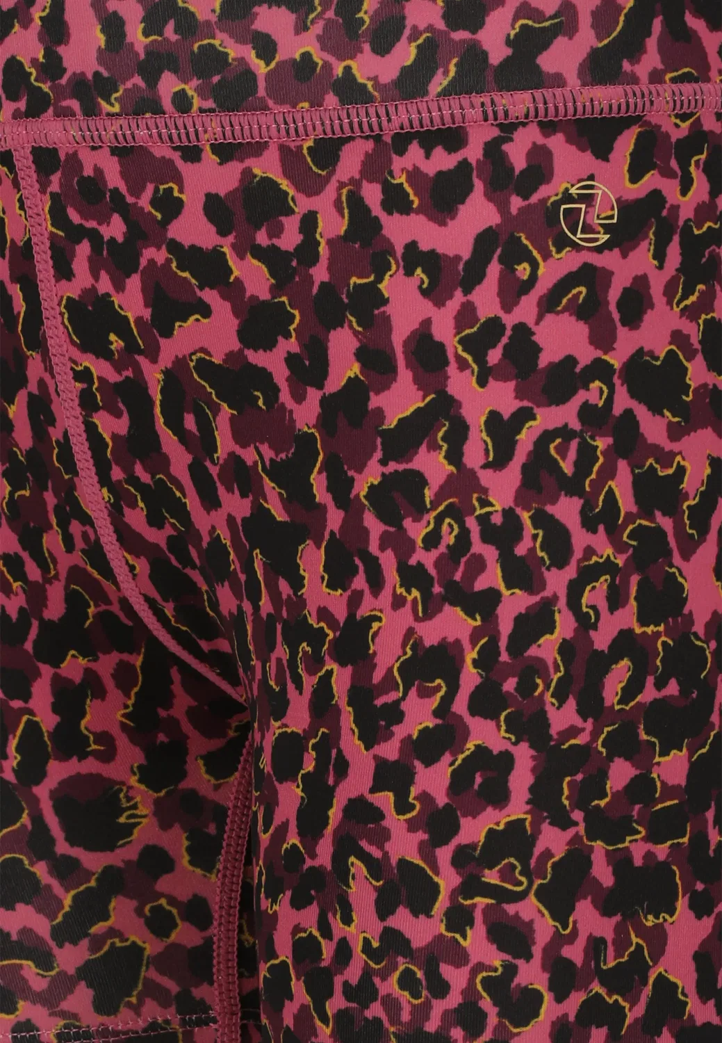 Леггинсы с принтом Zigzag, print 3748 leopard — фото 3