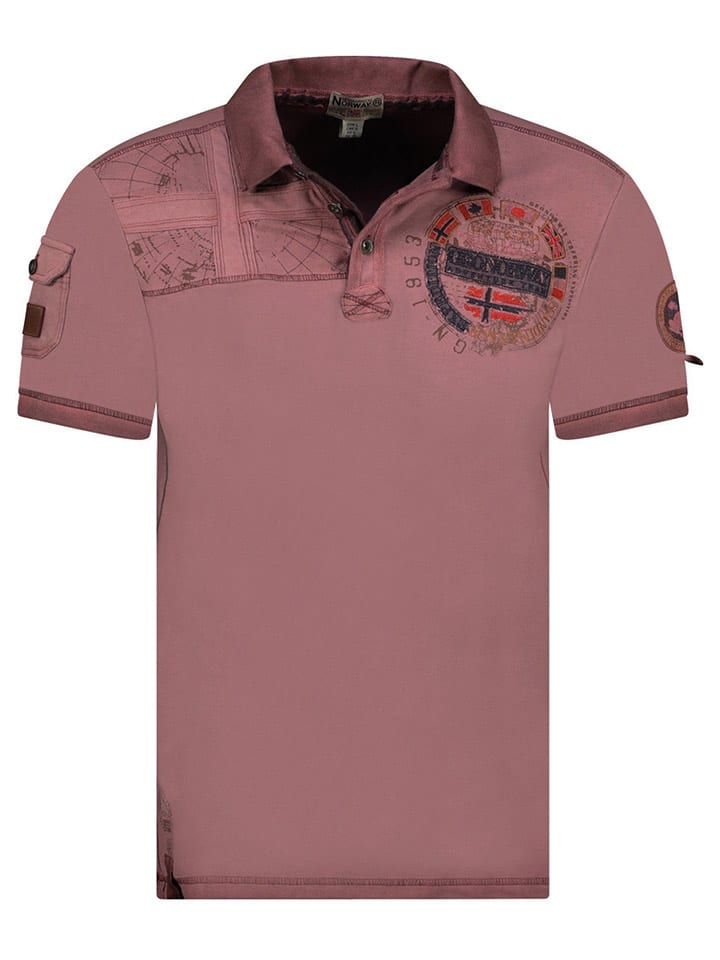 

Футболка поло Geographical Norway, бордовый