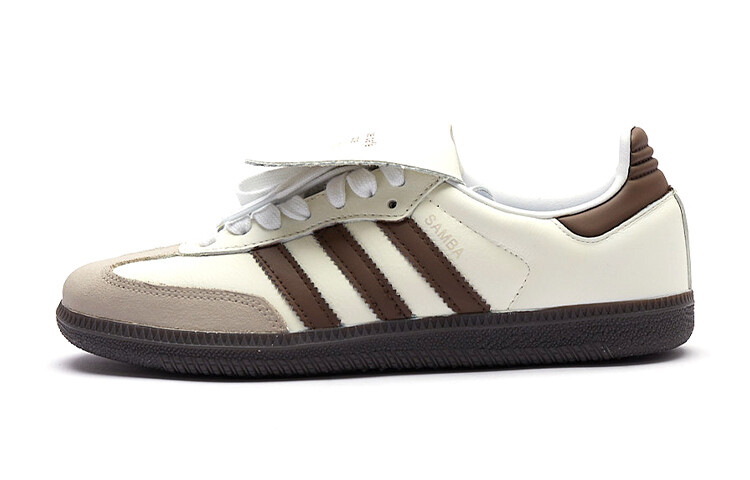 

Кроссовки Adidas Originals Samba Skateboarding Unisex IG1024, белый/темно-коричневый