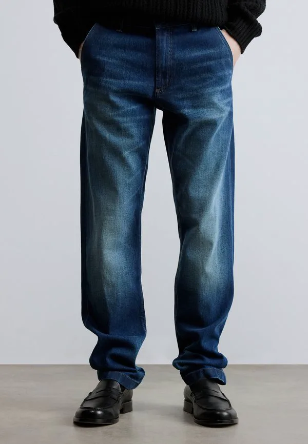 Джинсы troy hybrid свободного кроя Boss, Medium Blue