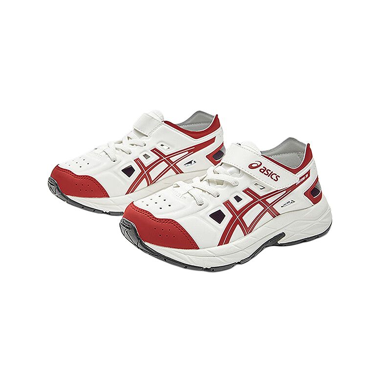 ASICS Детские сандалии CONTEND XBN PS Low Top, белые, красные, детские — фото 3