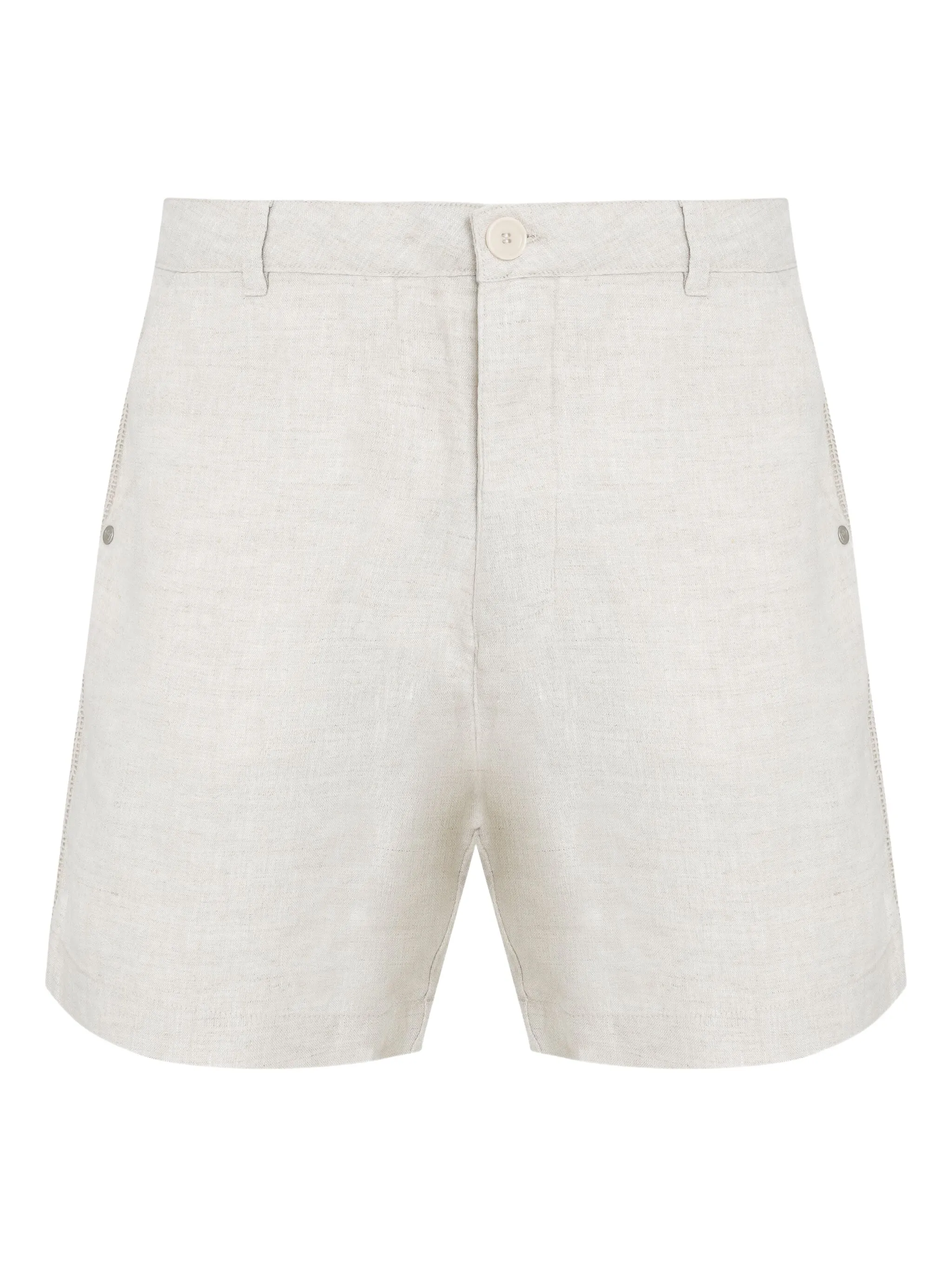 

Льняные шорты строгого кроя Osklen, бежевый