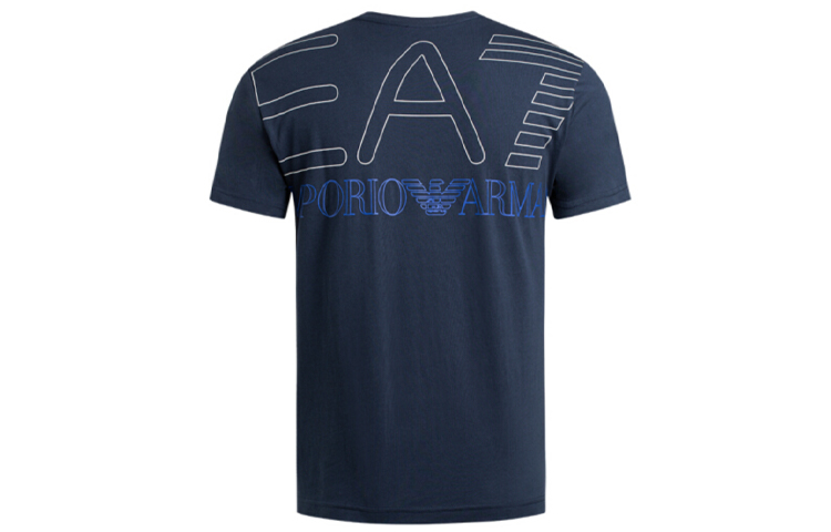 

EMPORIO ARMANI Футболка EA7 мужская темно-синяя, Синий, EMPORIO ARMANI Футболка EA7 мужская темно-синяя