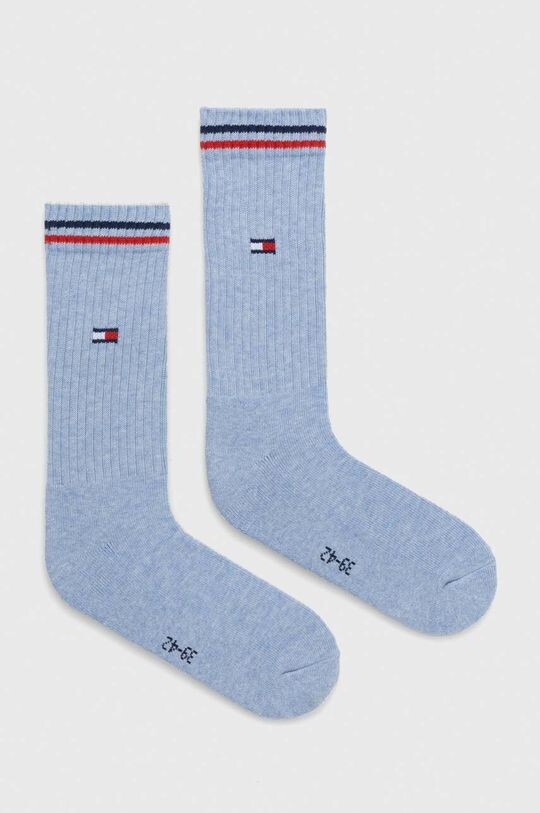 

Носки Tommy Hilfiger, 2 пары Tommy Jeans, синий