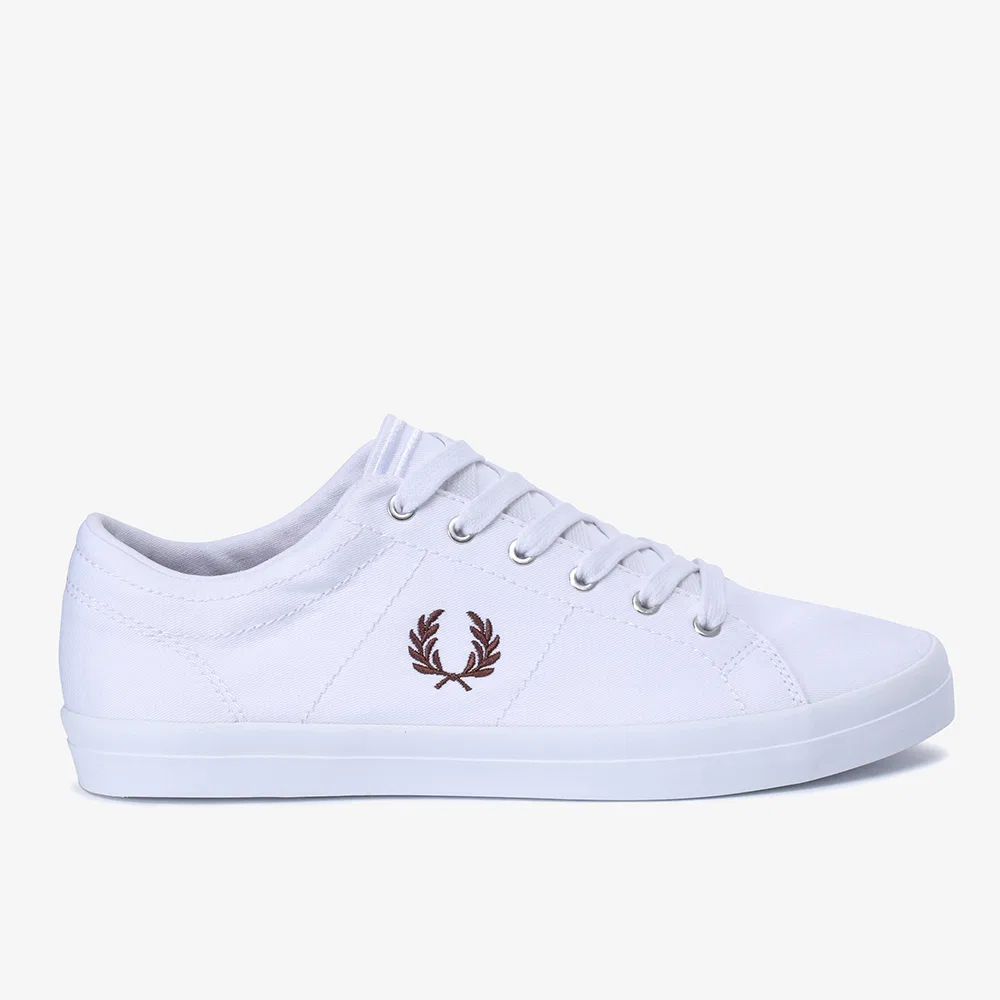 Мужские низкие кеды Baseline Twill белые от Fred Perry
