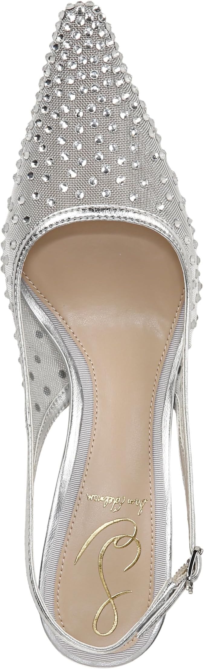 Туфли Sam Edelman Bianka Sling Mesh, цвет Soft Silver Mesh — фото 2