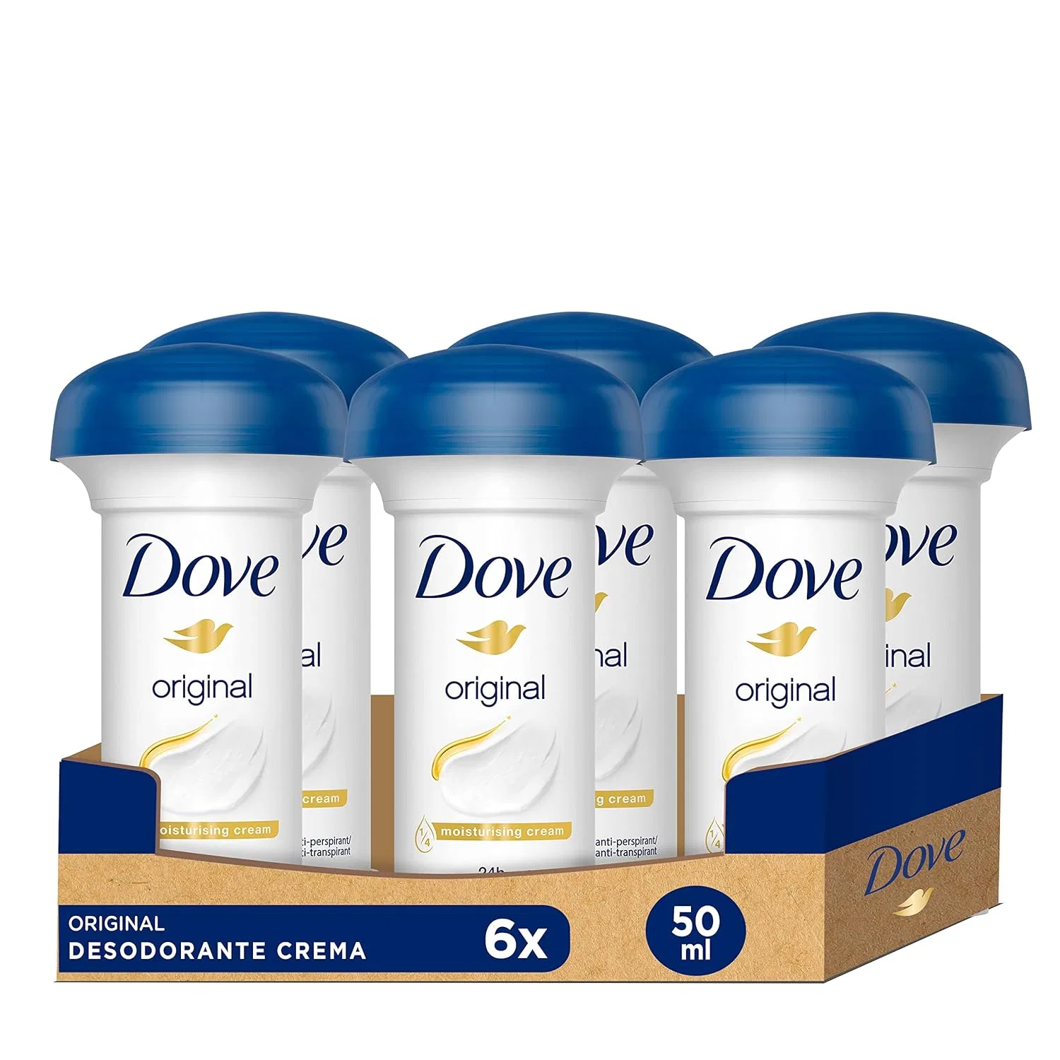 Крем-дезодорант-стик «Original» от Dove, 6 x 50 мл Dove