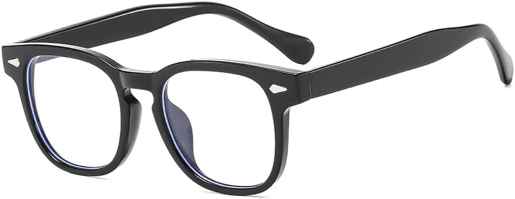 

Классические винтажные солнцезащитные очки с заклепками, маленькие, для женщин и мужчин, модные солнцезащитные очки для вождения и рыбалки, защита от УФ-излучения UV400 VVTWSSW, Black Clear