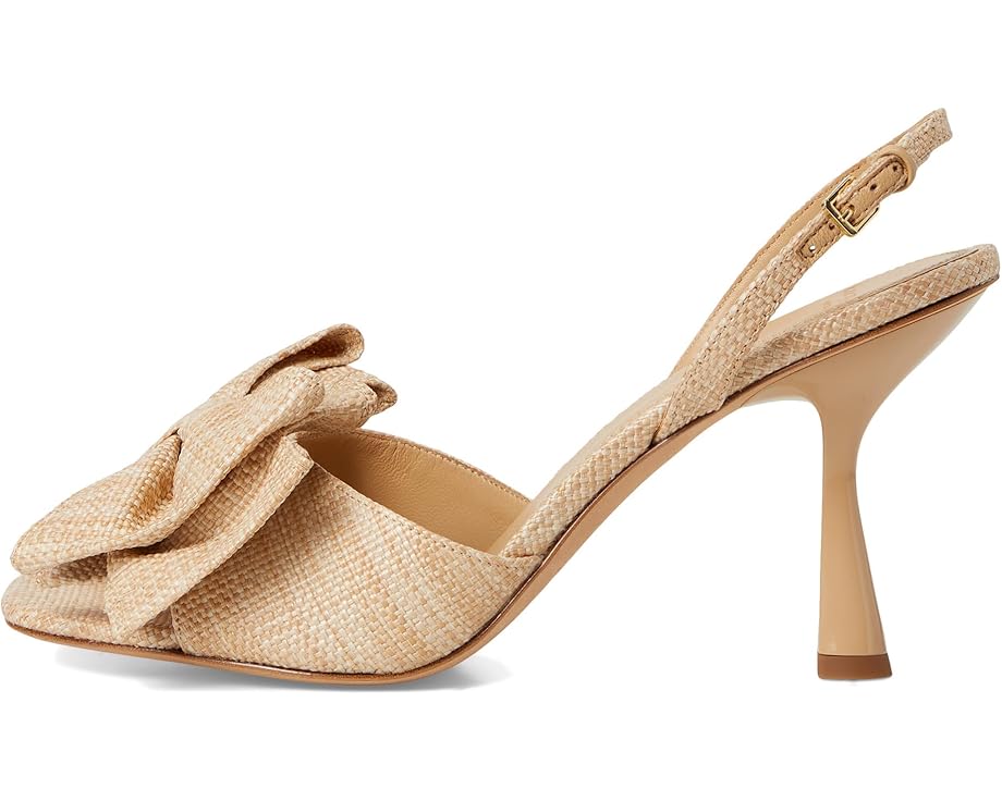 Туфли Kate Spade New York Beau Raffia Heeled Sandals, цвет Natural — фото 4