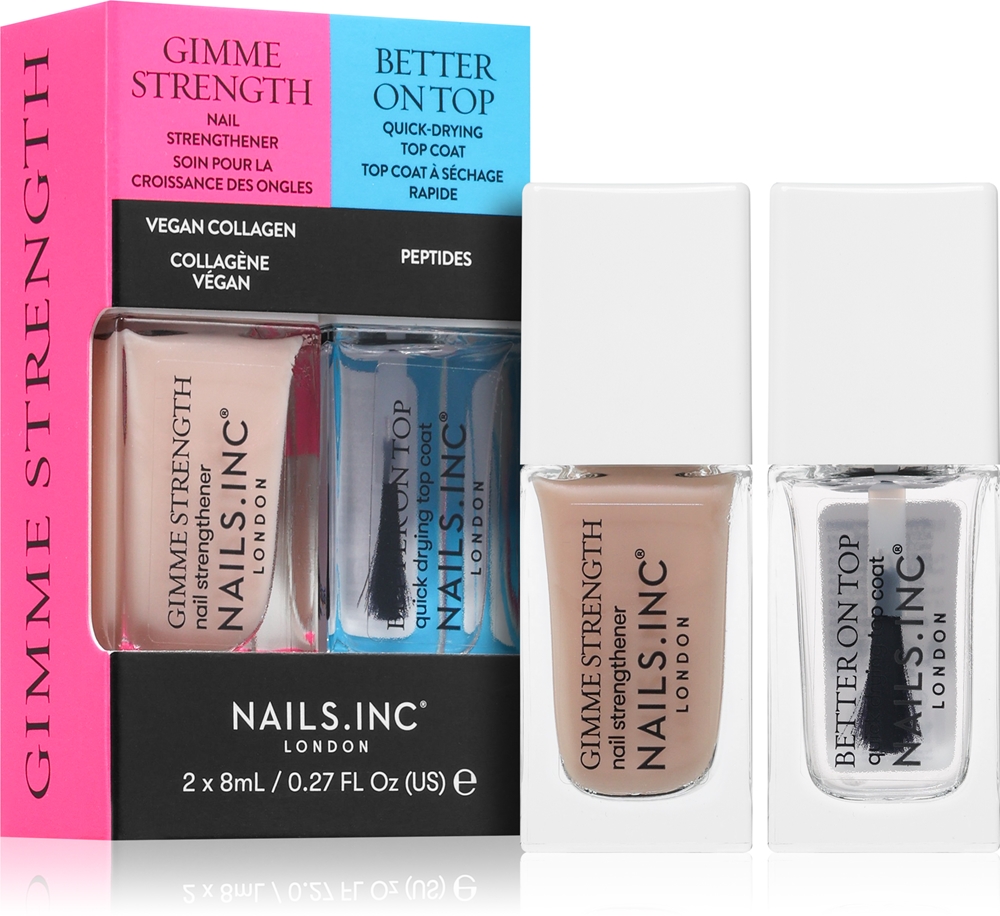 

Дай мне силу и лучшее на верхнем наборе лаков для ногтей Nails Inc.