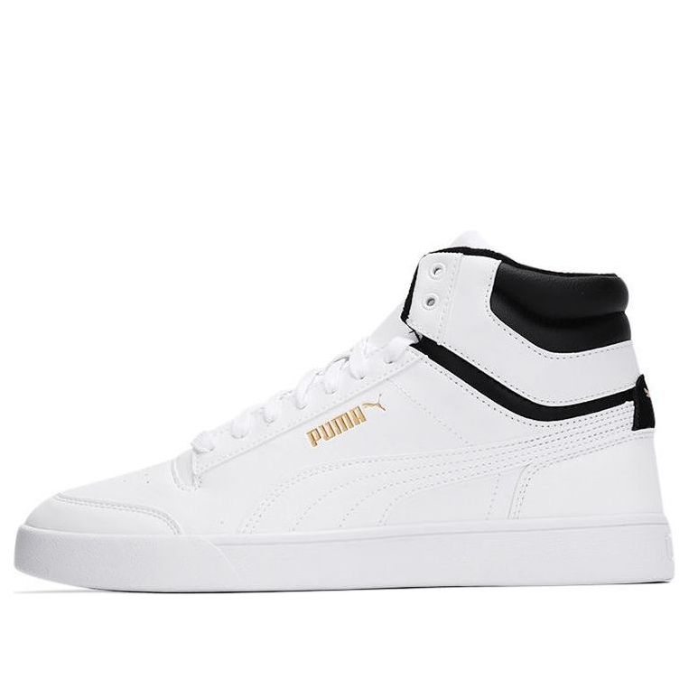 

Кеды PUMA Shuffle Mid WTR 'White Black Team Gold', белый