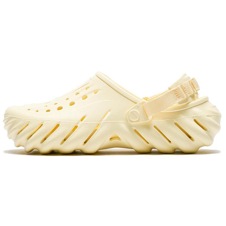 Эко Клоги Unisex кремово-белые Crocs