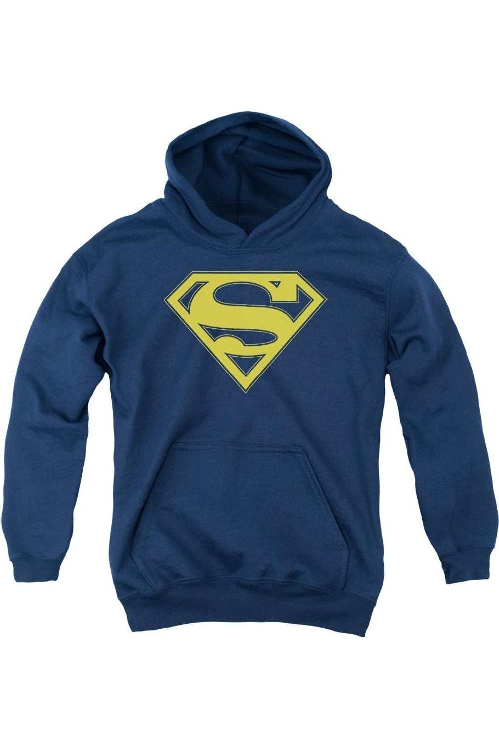 

Детская толстовка с капюшоном Superman Maize & Blue Shield Gildan