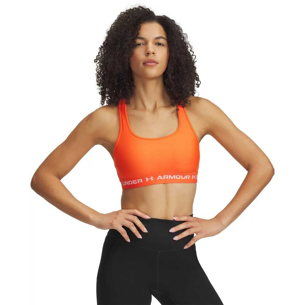 

Спортивный топ Under Armour Crossback medium support, оранжевый