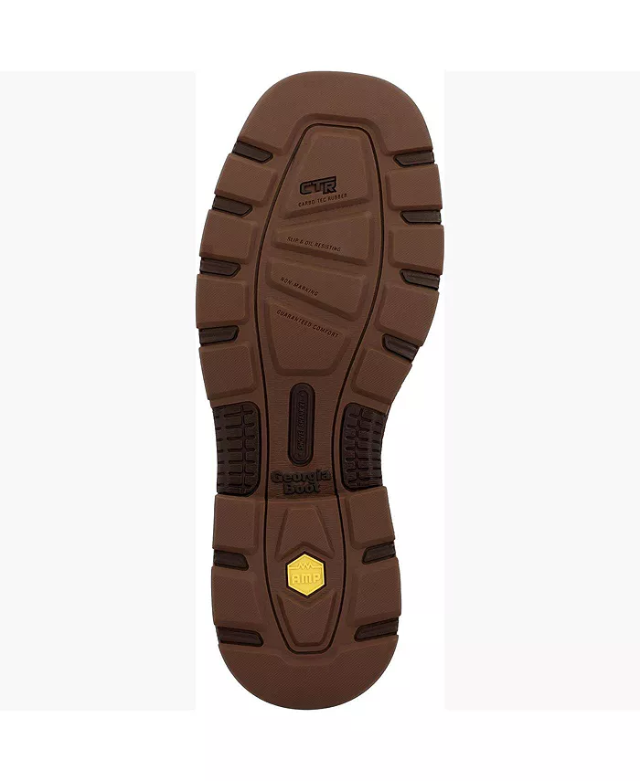Мужские рабочие ботинки Carbo-Tec FLX Pull-on с технологией InsulKul Georgia Boot, коричневый — фото 2