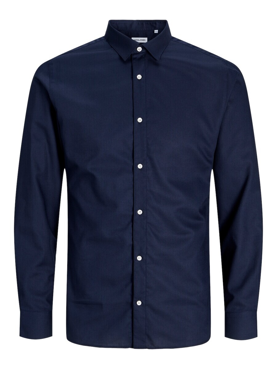 

Деловая рубашка JACK & JONES Slim fit Business Shirt, темно-синий
