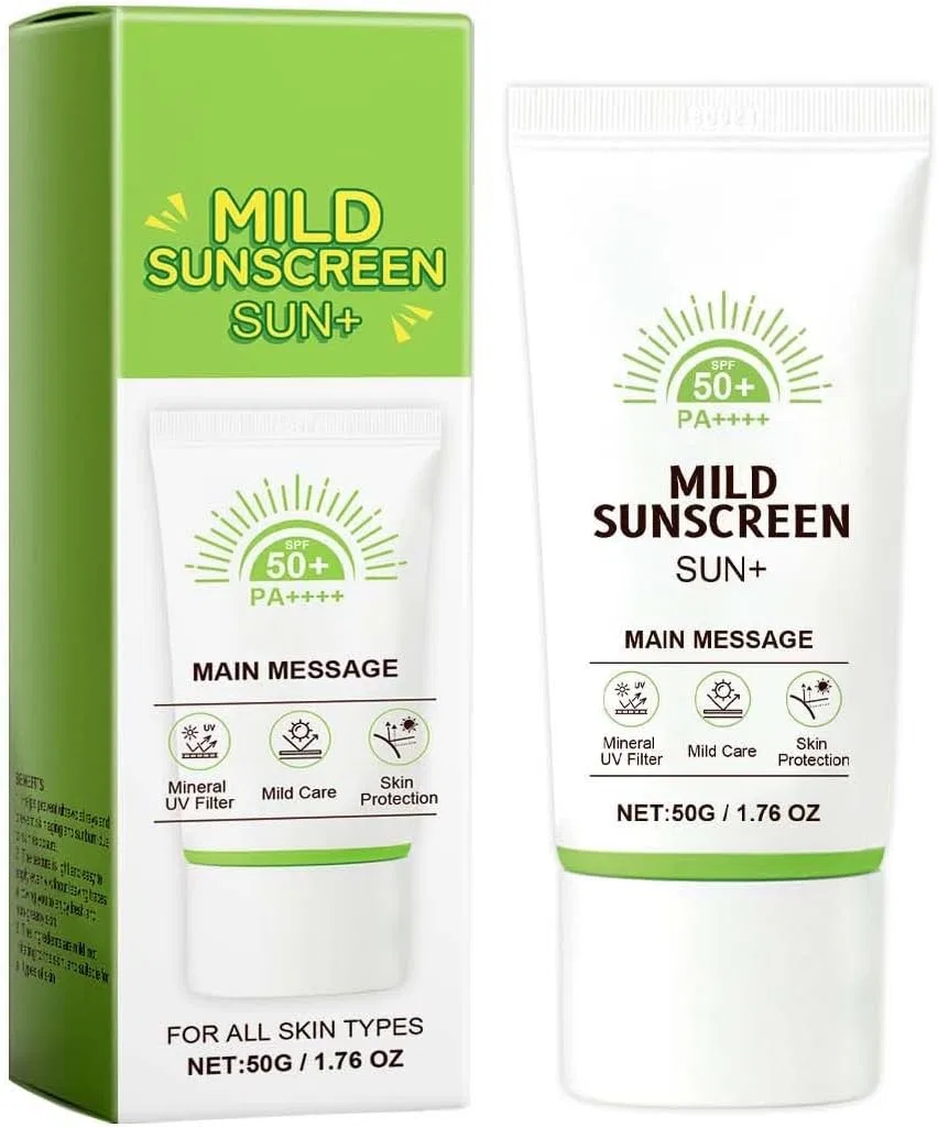 Солнцезащитный стик для лица и тела, минеральный, SPF50 PA++++, 74 г, зеленый