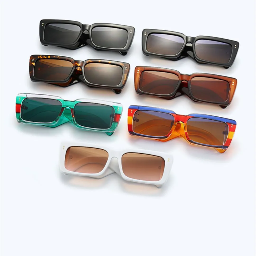 

Солнцезащитные очки для мужчин и женщин - защита UV400 - широкие дужки, градиентные линзы, для занятий спортом на открытом воздухе и вождения DSVIGF, Leopard