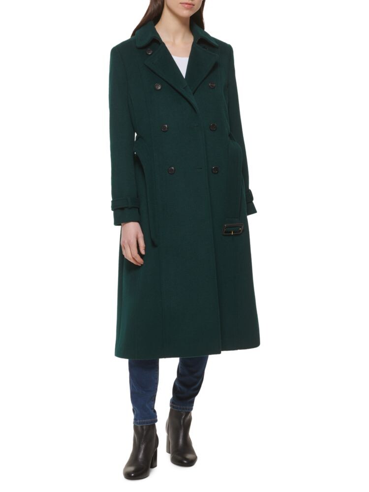 

Тренч Signature Slick из смесовой шерсти Cole Haan, цвет Forest