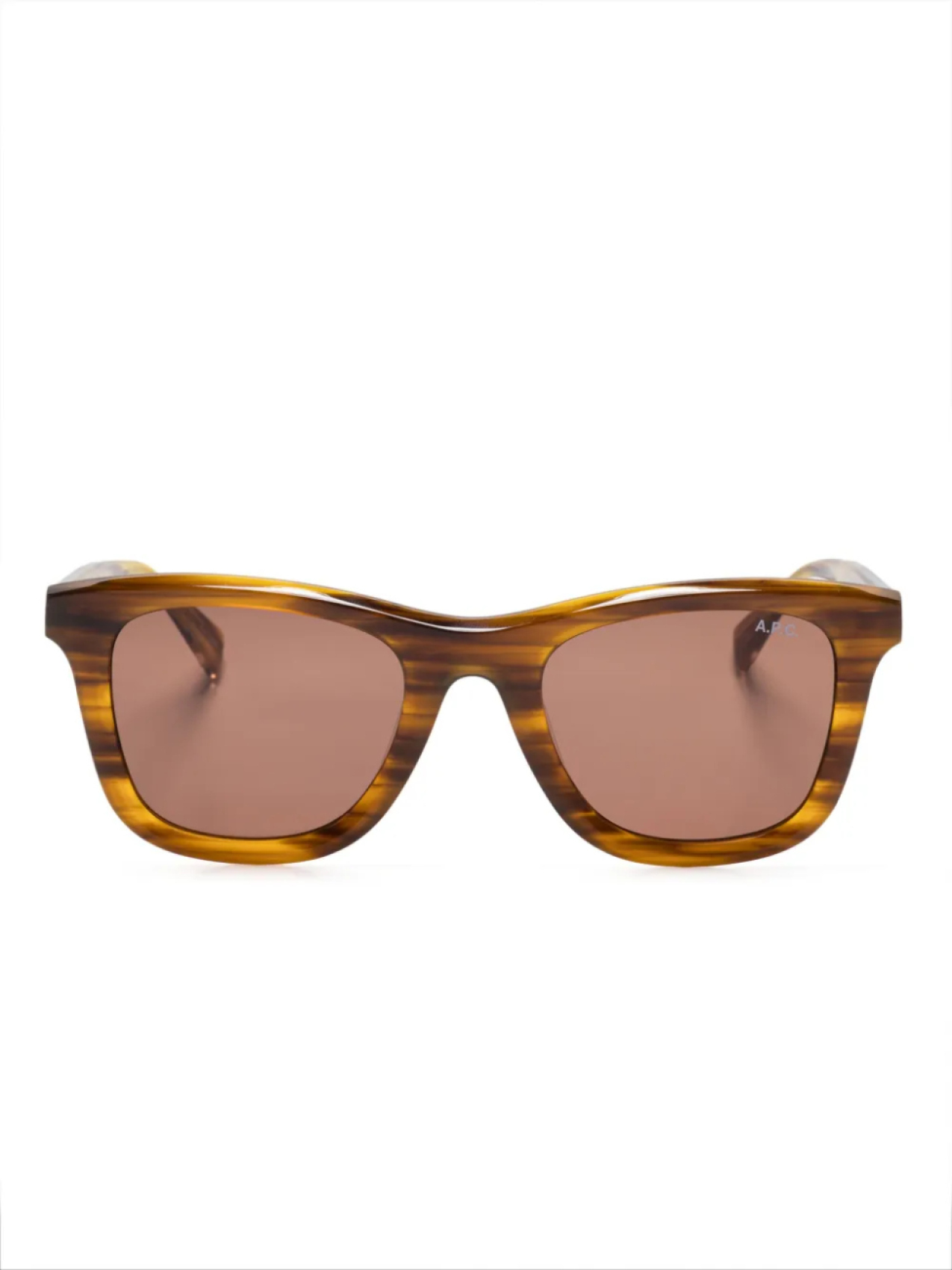 

A.P.C. солнцезащитные очки John, коричневый